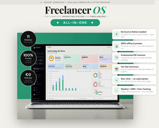 Freelancer OS (English) | All-in-One Business Planner, Invoices, Taxes, CRM picture