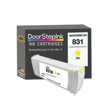 DoorStepInk Compatible Ink Cartridges For HP 831 Yellow CZ685A-USA picture