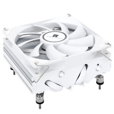 AXP90 X47 White Low Profile CPU Air Cooler, 47mm Height, TL-9015W Slim PWM CP... picture