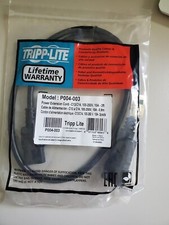 TRIPP LITE P004-003 3FT COMPUTER POWER CORD EXTENSION CABLE C13 TO C14 10A picture