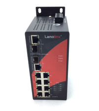 Antaira Lanolinx LNP-1002G-SFP-T 10-Port Industrial PoE+ Ethernet Switch picture