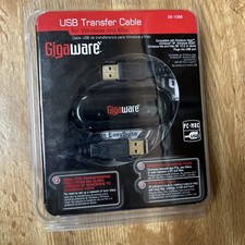 Gigaware USB Transfer Cable 26-1069 for Windows & Mac Gold Plated Part # 26-1069 picture