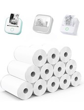 12 Rolls Mini Thermal Printer Sticker Paper Self-Adhesive, Notebuddy Mini Pri... picture