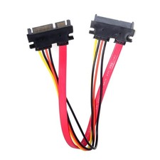 1PCS SATA 7+15 Pin Extension Cable 22 Pin Male to Female HDD SSD Data Power Cord picture