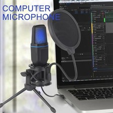 USB Condenser Microphone RGB Gaming Mic for Podcast Streaming PC Laptop picture