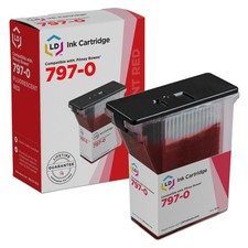 LD Compatible Pitney Bowes 797-0 Fluorescent Red Ink Cartridge for K700 picture