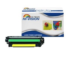 1PK Yellow Toner Cartridge replace for HP Laserjet CP3525N CP3525 CE252A picture