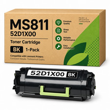 52D1X00 Extra High Yield Toner With Chip For Lexmark MS711 MS811 MX811 picture