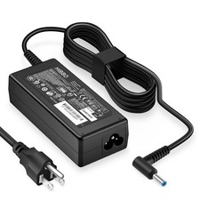 Charger Compatible with HP Laptop Computer 65W 45W Smart 4.5 x 3.0mm, Black picture