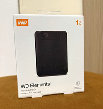 WD Elements 1TB Portable External HDD Hard Drive, Black, Plug-and-Play picture