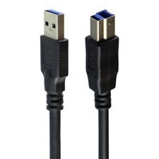 USB-A 3.0 to USB-B 3.0 SuperSpeed Cable for dell HP Monitor hub docking 6ft Cord picture