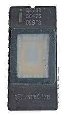 Intel 550ns NMOS UV Erasable 32K-Bit Programmable Static Ceramic EPROM B2732 picture