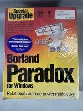 Borland Paradox 5.0 for Windows Special Upgrade 3.5” Disks New Sealed picture