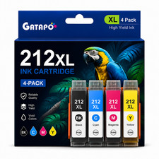 4-Pack 212XL Ink replacement for Epson Workforce WF-2830 WF-2850 XP-4100 XP-4105 picture