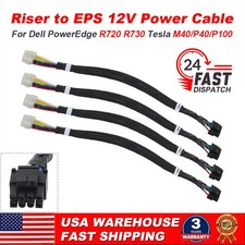 4PCS For Dell PowerEdge GPU Upgrade Cable EPS 12V fits Tesla M40 P40 P100 V100 picture