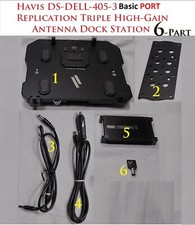 Havis DS-DELL-405-3 Basic Port Replication Triple High-Gain Antenna Dock Station picture