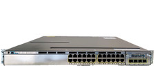 Cisco WS-C3750X-24P-S V02 24 Port PoE Gigabit Switch 1x C3KX-PWR-715W 1x 350WAC picture