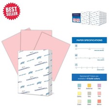 20lb Pink Printer Paper, 8.5 x 11 Inch, 500 Sheets - Eco-Friendly Pastel Paper picture