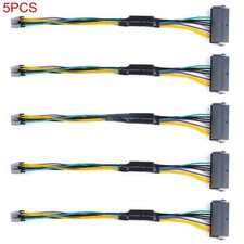 5X For DELL Optiplex 3020 7020 9020 T1700 ATX Power Supply Cable 24Pin to 8Pin picture