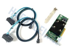 Dell Perc HBA330 SATA / SAS HBA Controller IT-Mode 12Gb PCIe x8 + 2 SAS Cables  picture