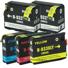 5PK Compatible 932XL 933XL Ink Cartridge for OfficeJet 6100 6600 6700 7110 7610 picture
