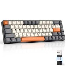 60% Wireless Mechanical Keyboard Bluetooth Dual Mode Hot-Swappable Mini 68-Key R picture