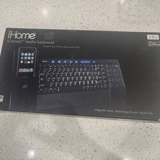 iHome iConnect Media Keyboard   - Charge & Sync iPod, iPhone, iTunes picture