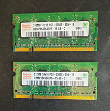 Hynix 1GB (2x512MB) DDR2 SO-DIMM PC2-5300S 200-Pin HYMP164S64CP6-Y5 picture