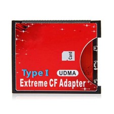 ChenYang SD SDHC SDXC to CF Type I Compact Flash Memory Card Adapter Red  picture