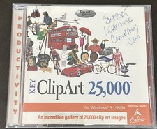 Key ClipArt 25,000 America Online For Windows 3.1, 95, 98 Complete 1999 picture
