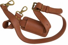 Adjustable Padded Shoulder Strap Metal Swivel Hooks Bag Camera Purse Black picture