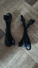 Molex 4‑Pin Power Cable – Dual Connector – Original PC PSU Cable – Tested  picture