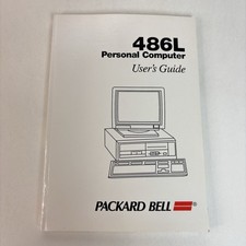 Packard Bell 486L Personal Computer User’s Guide Manual 1993 Vintage OEM 1J picture