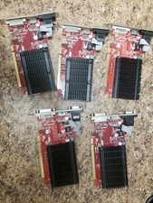 Lot Of 5 VisionTek 401479 Radeon 5450 PCIE 2GB HDMI DVI VGA Video Graphics Card picture