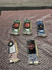 Used Lot of 5 Mixed Dell ATI Radeon Video Cards picture