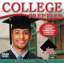 High Achiever College Prep Pack 16 Core Curriculum Subjects Learning PC Software picture