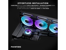 Phanteks Glacier One 420D30 X2 AIO Liquid CPU Cooler, Evolv X2 Aluminum Cap picture