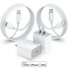PD 20W Fast Charger Power Block For iPhone 14 13 12 11 Pro Max XR SE USB-C Cable picture