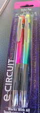 eCircuit Stylus Pen 2 Pack Universal Touchscreen Assorted Colors picture