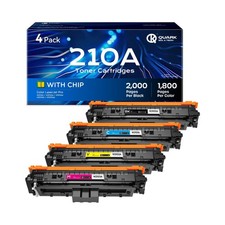 210A Toner Cartridges 4 Pack Color Pro MFP 4301fdw Compatible with HP 210A 21... picture