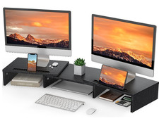 LORYERGO Dual Monitor Stand for 2 Monitors LEMS02 picture