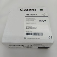 Canon PFI-306 PGY Photo Gray Genuine Ink Tank Cartridge OEM Printer Ink 2027.09 picture
