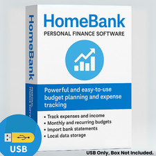 HomeBank Personal Finance software for Accounting, Budgeting, Expense Track USB picture