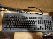 RARE NEW German Ps/2 SILICON GRAPHICS SGI GREY PS2 KEYBOARD 062-0051-001 6512-BN picture