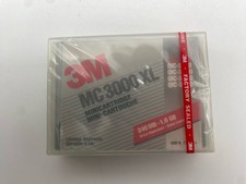 3M MC3000 XL 340 MB MiniCartridge Data Tape New Sealed  picture