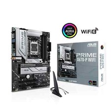 ASUS PRIME X670-P WIFI MB AMD Ryzen 7 Socket AM5 USB3.2 G 2*2 AURA 4xDIMM DDR5  picture