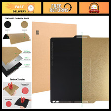 Dual-Sided PEI Build Plate for 3D Printers - Textured/Smooth, Removable 257x257m picture