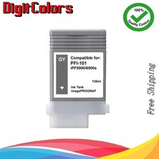 PFI-101 Gray Ink Cartridge Fit for Canon IPF 5000 IPF 6000s  PFI-101GY picture