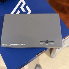 HP Jetdirect 300x 10/100 Print Server + HP Power Supply + Printer Cable picture