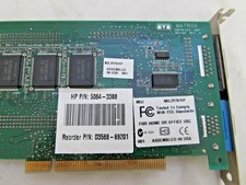 D3568-69201 hewlett packard hp matrox pci video card millennium ii 8MB with vga picture